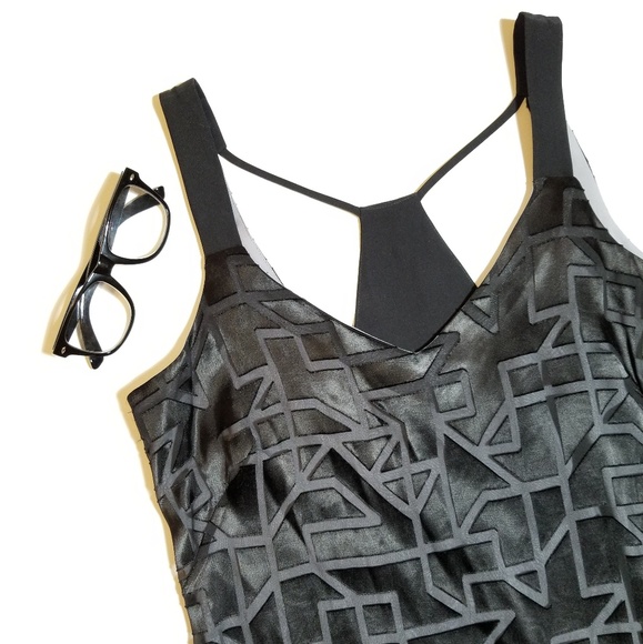 NWT Alice & Trixie Kennedy Silk Geo Shift Dress - Picture 2 of 8